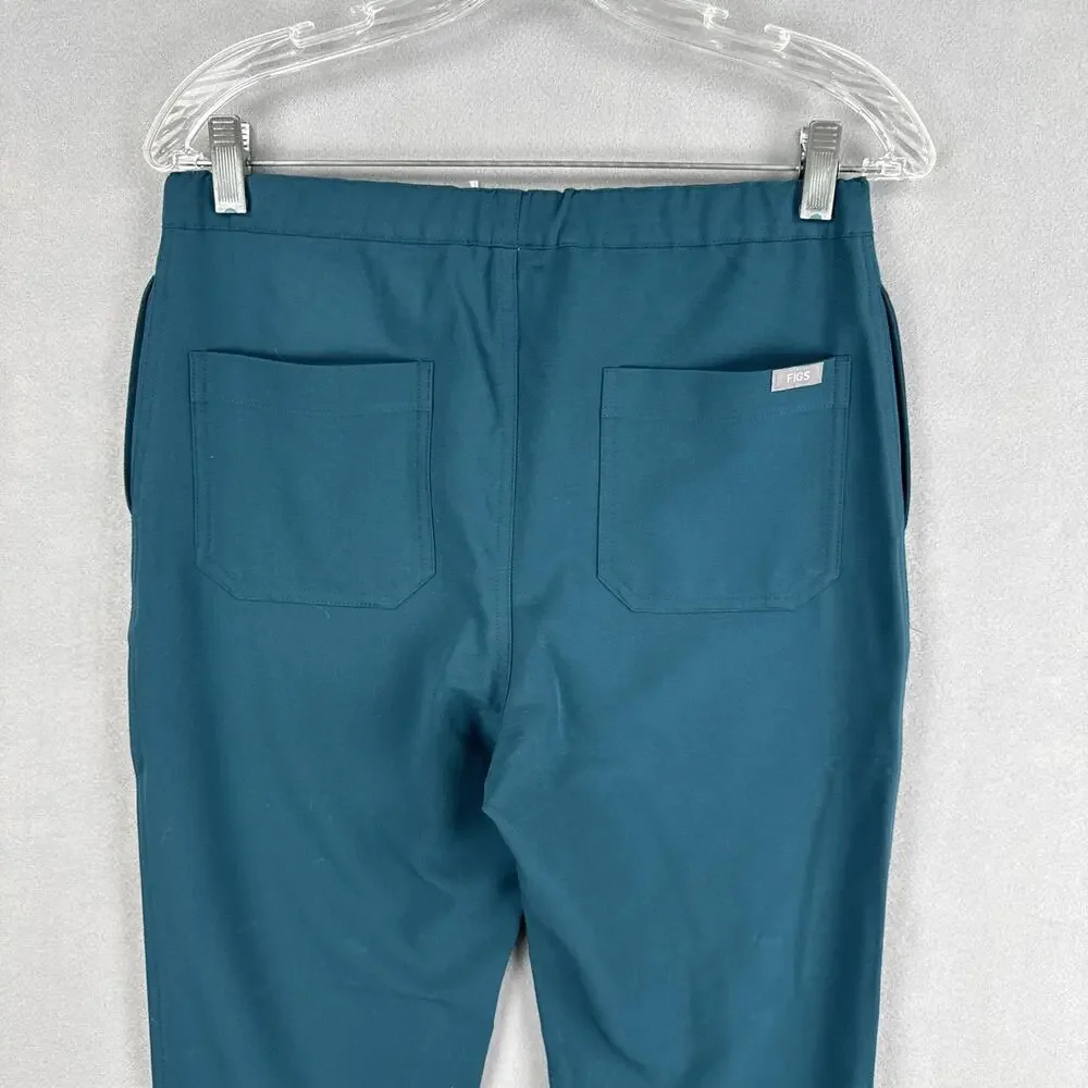 FIGS Pants Mens XS Blue Pisco Slim Technical Scrub Pants Drawstring Waist NWT